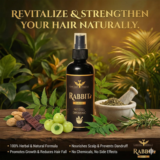 Rabbit Herbal Hair Oil – 100% Stronger, Healthier Growth