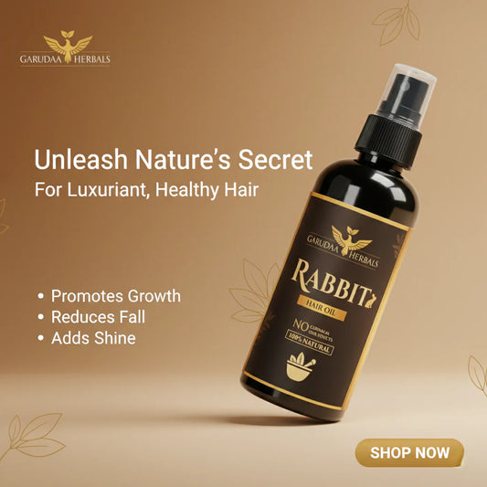 Rabbit Herbal Hair Oil – 100% Stronger, Healthier Growth