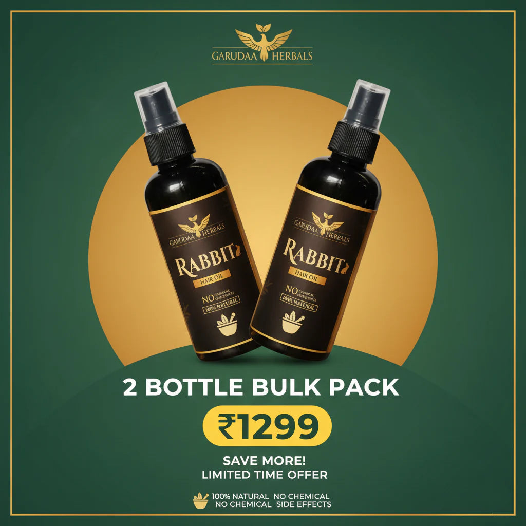 Rabbit Herbal Hair Oil – 100% Stronger, Healthier Growth